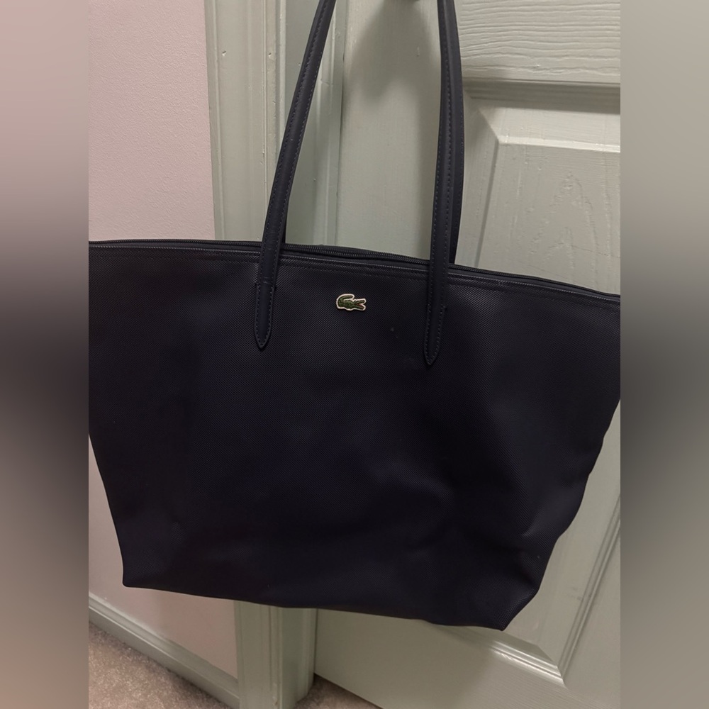 Lacoste Women's Navy Tote Bag - Picture 2 of 13